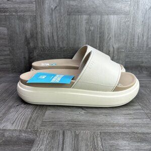 REEF Cushion Bondi Bay Women's size 10 Ivory Platform Cushioned Sandals